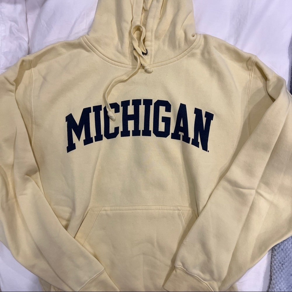 University of Michigan Baby Yellow Hoodie